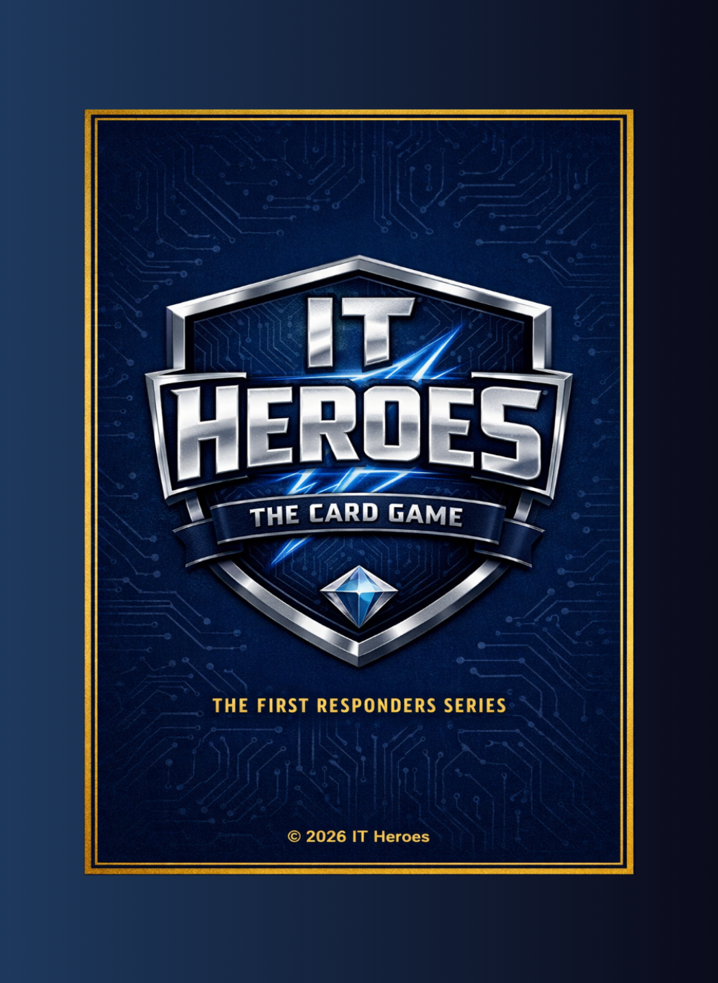 IT Heroes card back — The First Responders Series