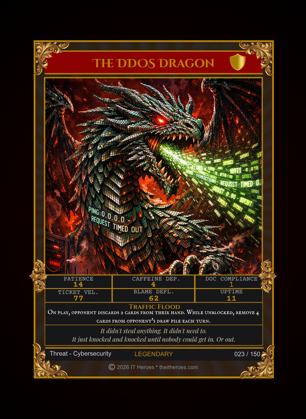 The DDoS Dragon — Legendary Threat